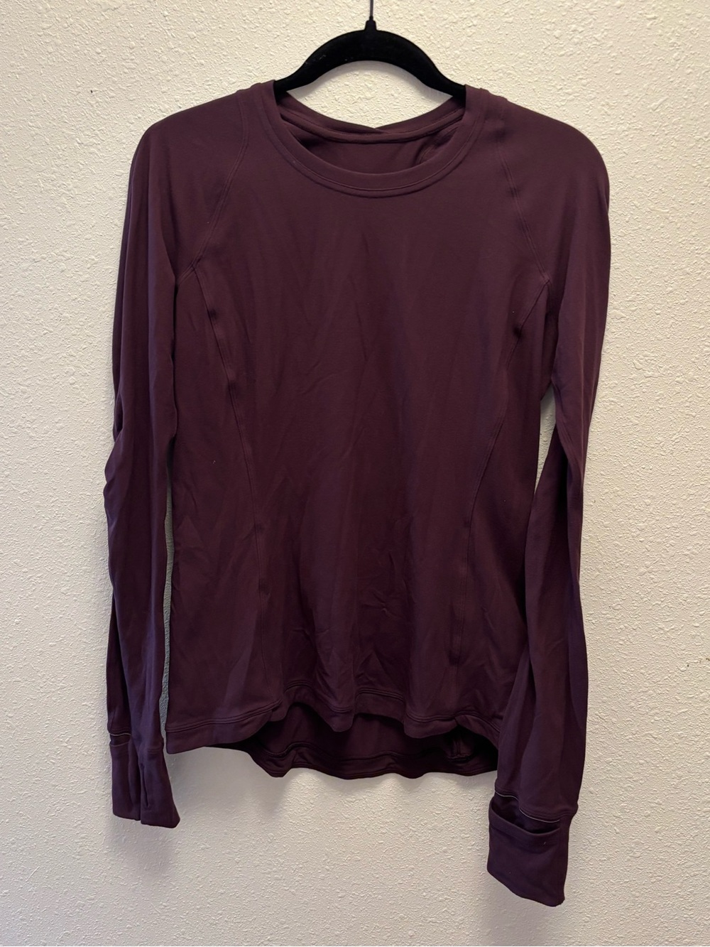 Lululemon Burgundy Long Sleeve Shirt